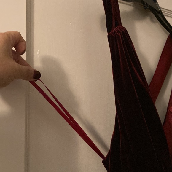 Revelry Bridesmaid Dress, NWT, burgundy, size 8 - Picture 7 of 14